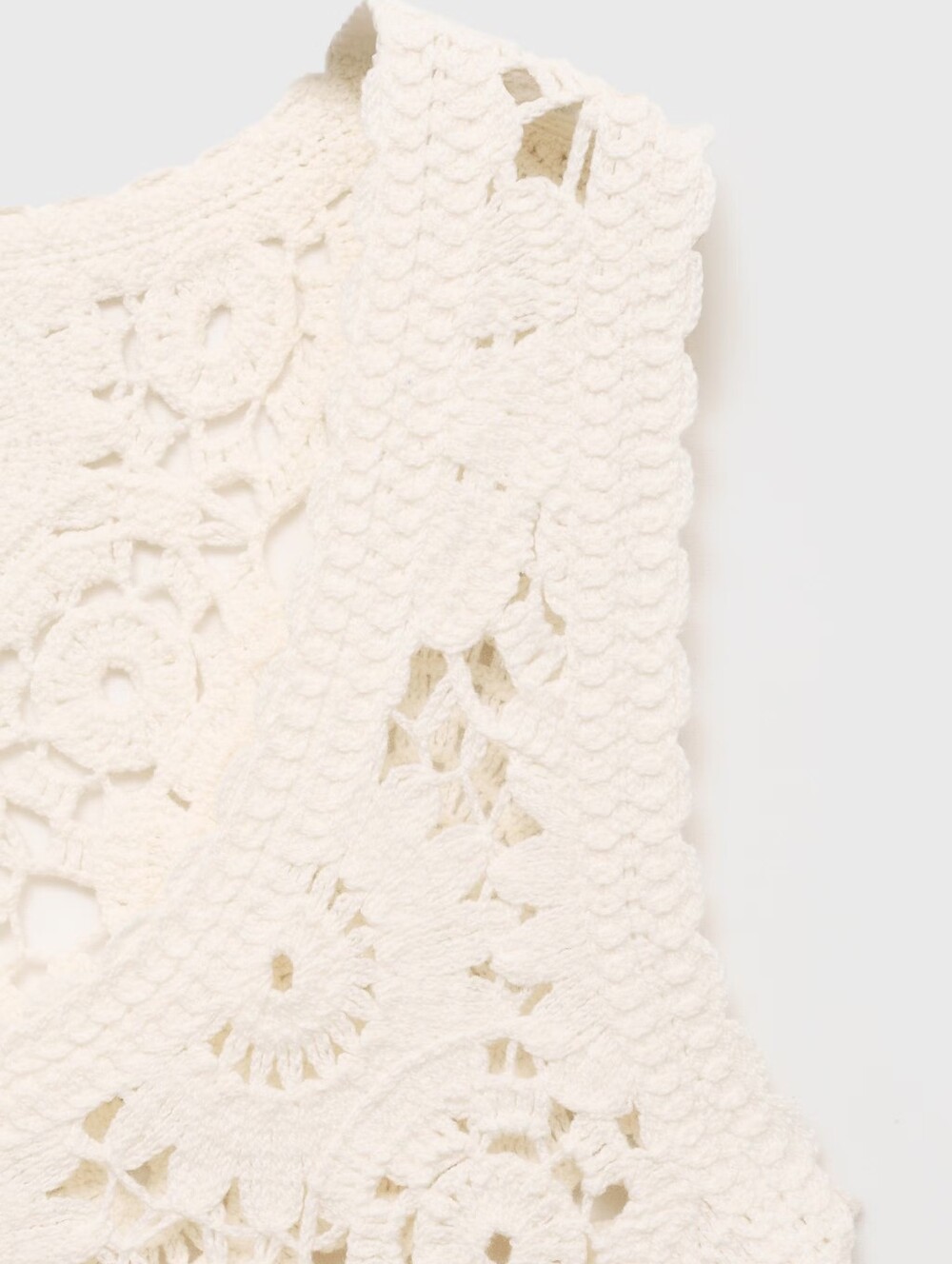 MANGO Crocher Top - Picture 4 of 5